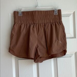 JoyLab Brown High-Rise Athletic Shorts S